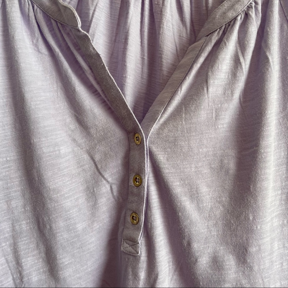 Lilly Pulitzer Women’s Teigen Light Lilac Verbena Etta Long Sleeve Top Medium - Picture 3 of 6